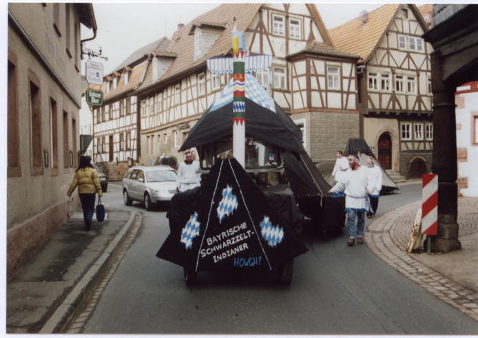 Fasching 2003 - Bayerische Schwarzzeltindianer