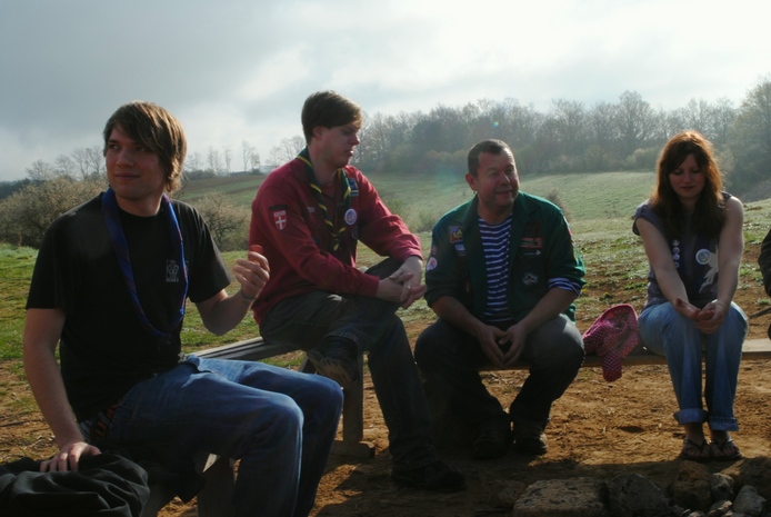 DDas Camp Staff Seminar, dieses Jahr (getreu dem Namen) unter freiem Himmel.