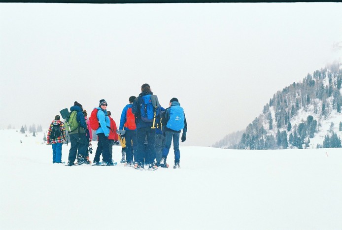 … genug für eine Schneeschuhwanderung.